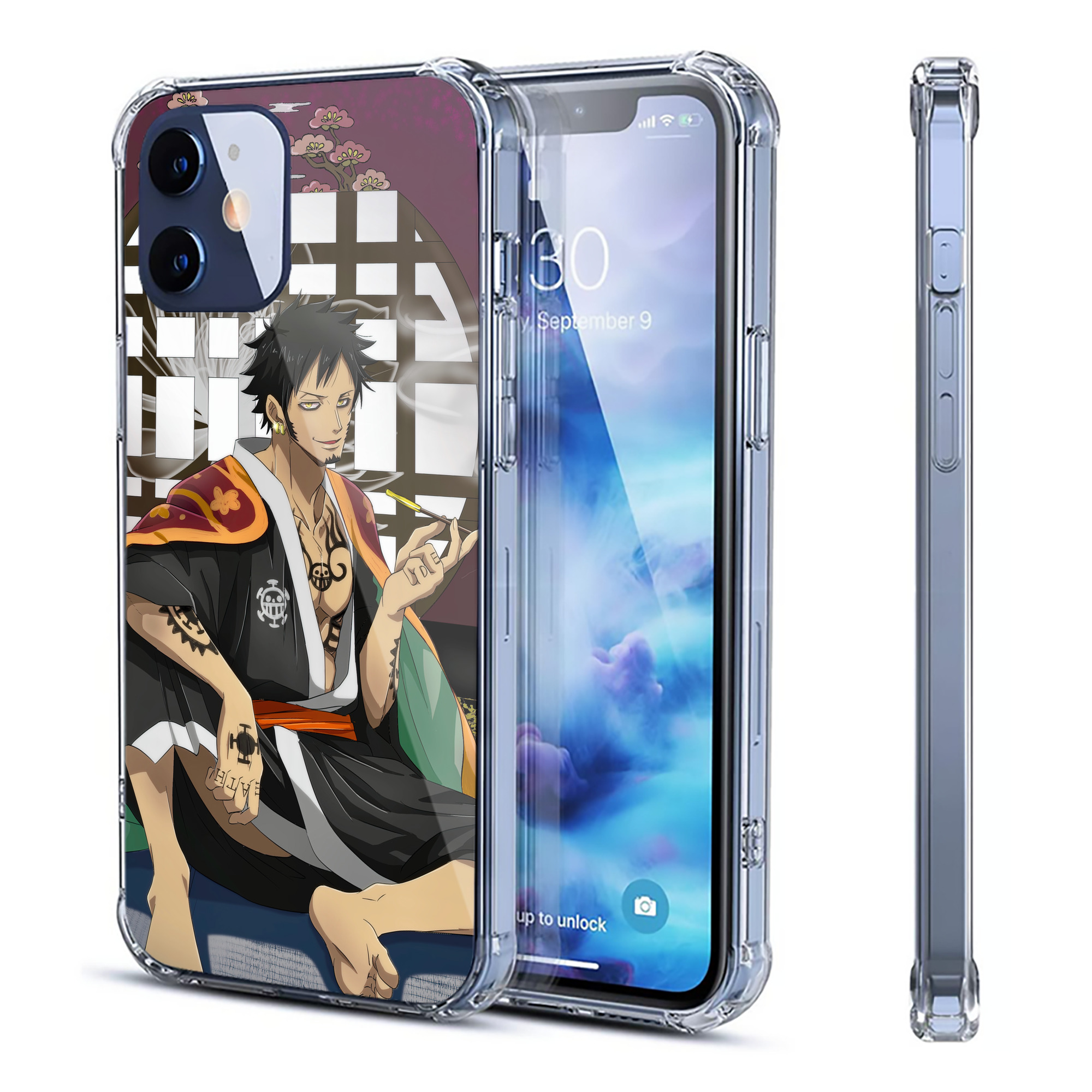 （画像用） ワンピース ONE PIECE 【iPhone 12シリーズ対応】透明スマホケース（クリアソフトケース）